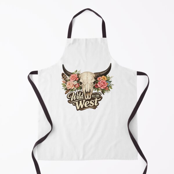 Item preview, Wild as the West Cow Skull Floral Western Boho Vintage Cowboy Cowgirl designed and sold by gillys.
