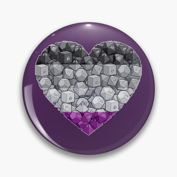 Item preview, Dice Heart - Ace Pride designed and sold by -Solarly-.