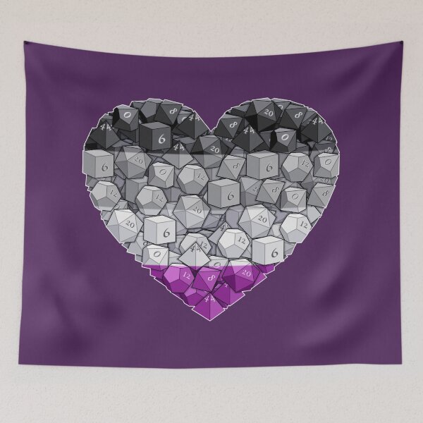 Item preview, Dice Heart - Ace Pride designed and sold by -Solarly-.