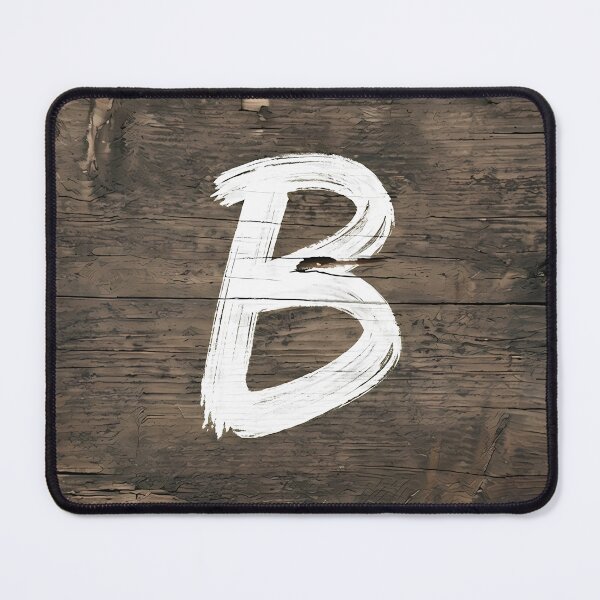 Item preview, Rustic White Letter B Wood Sign designed and sold by chareanrach1.