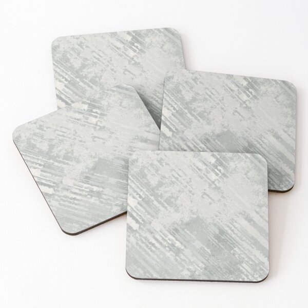 Item preview, White and Grey Textured Print designed and sold by ZedColors.