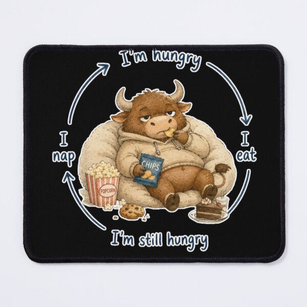 Item preview, Lazy Taurus Bull Cycle Meme designed and sold by AMS.