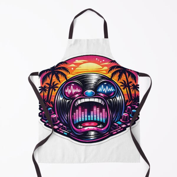 Item preview, Bass Maniac Rave Wave Vinyl Face designed and sold by ZenRave Designs.