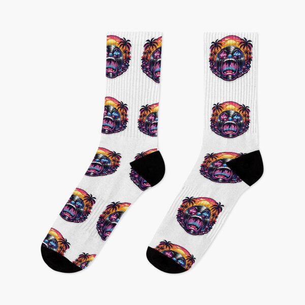 Item preview, Bass Maniac Rave Wave Vinyl Face designed and sold by  ZenRave Designs.