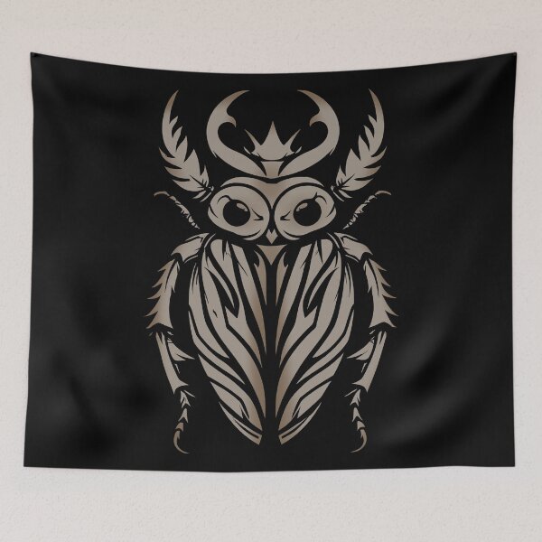 Item preview, Stylized Tribal Scarab Beetle Tattoo Design designed and sold by UrbanPrts.