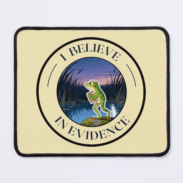 Item preview, Frog Cryptid Investigator | I Believe In Evidence Sticker designed and sold by PropGiantStudio.