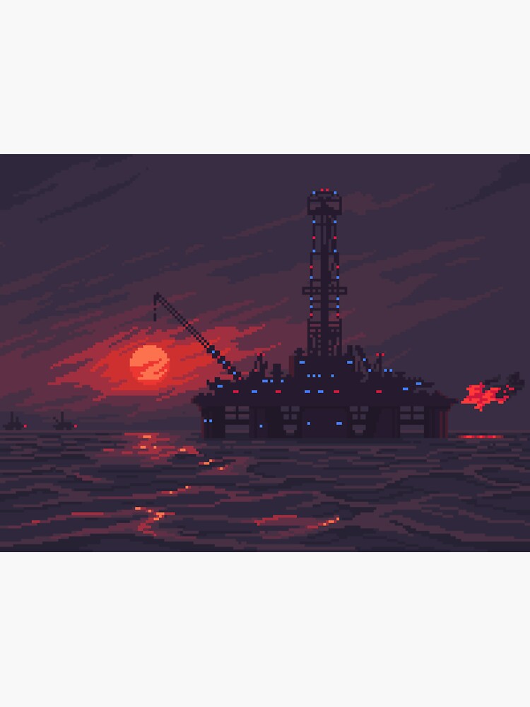 Oil rig by Khaled482