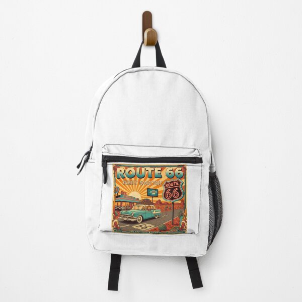 Item preview, Route 66 Centennial Sunset: Vintage Family Road Trip Art designed and sold by FitEnvy.