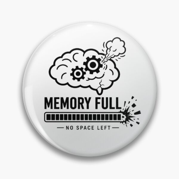 Item preview, Memory Full – Brain Overload Design designed and sold by MS-DesignArt.
