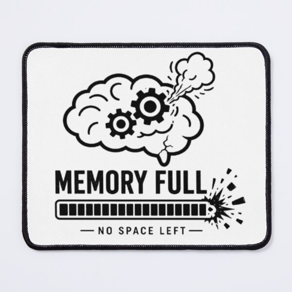 Item preview, Memory Full – Brain Overload Design designed and sold by MS-DesignArt.