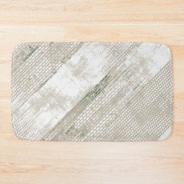 Item preview, Beige, White and Green Textured Print designed and sold by ZedColors.