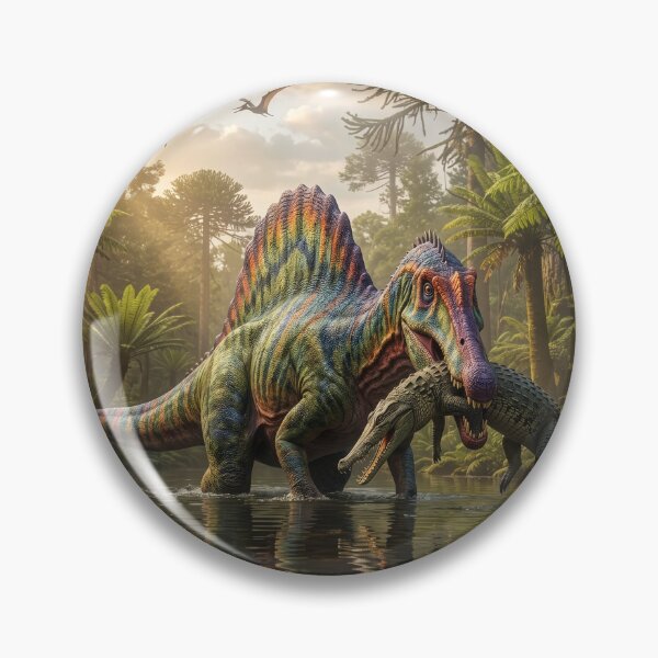 Item preview, Spinosaurus Catches Crocodile designed and sold by Tridentulus.