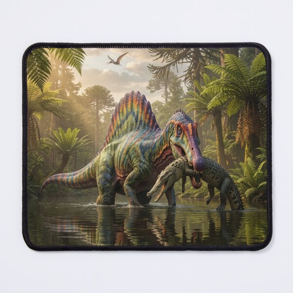 Item preview, Spinosaurus Catches Crocodile designed and sold by Tridentulus.
