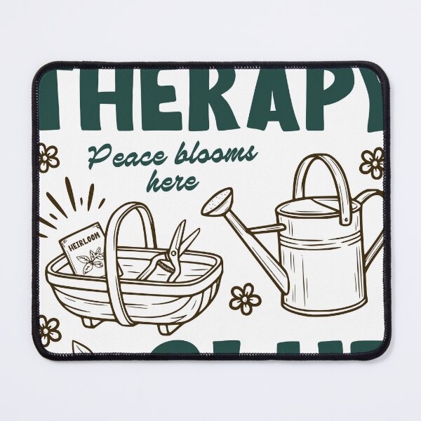 Item preview, Garden Therapy Club Sticker, Funny Gardening Decal, Plant Lover Sticker designed and sold by TeeVerse27.