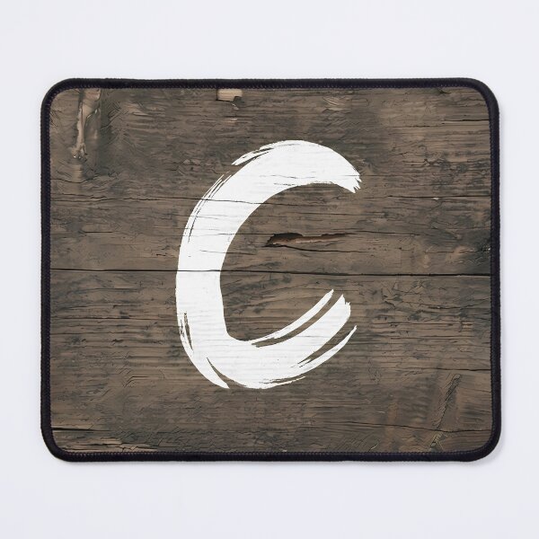 Item preview, Rustic White Letter C Wood Sign designed and sold by chareanrach1.