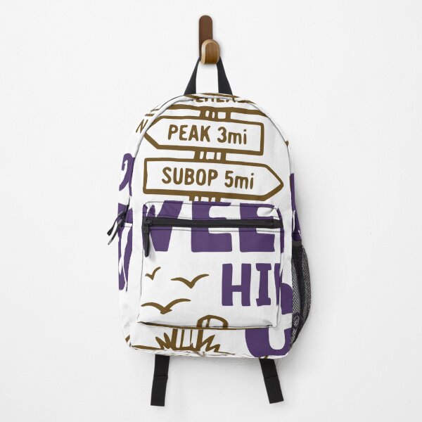 Item preview, Weekend Hiking Club Sticker, Funny Hiking Decal, Outdoor Adventure Sticker designed and sold by TeeVerse27.