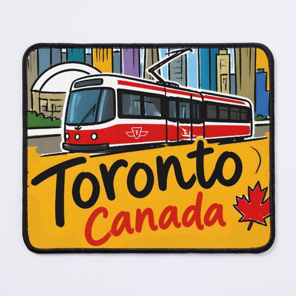 Item preview, Toronto Ontario Canada Cute Skyline Colorful TTC Cityscape designed and sold by HowToCanadian.