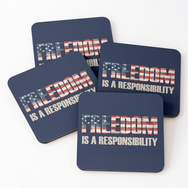 Item preview, Freedom is a Responsibility designed and sold by StrokeONoGenius.