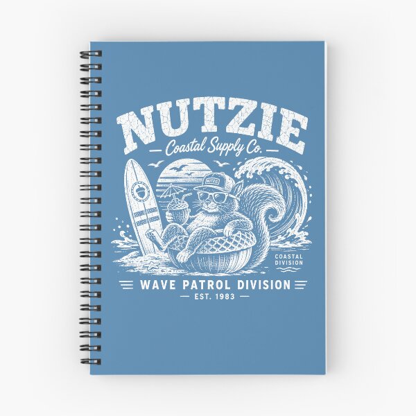 Item preview, Nutzie Coastal Supply Co. – Wave Patrol Division Squirrel Surf designed and sold by SecretSquirrellDesigns.