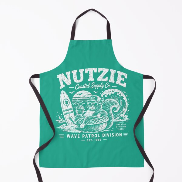 Item preview, Nutzie Coastal Supply Co. – Wave Patrol Division Squirrel Surf designed and sold by SecretSquirrellDesigns.