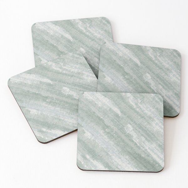 Item preview, White, Green and Grey Textured Print designed and sold by ZedColors.