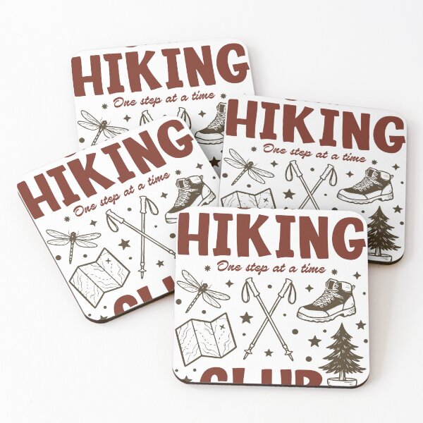 Item preview, Slow Hiking Club Sticker, Funny Hiker Decal, Outdoor Adventure Sticker designed and sold by TeeVerse27.