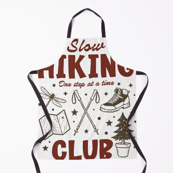 Item preview, Slow Hiking Club Sticker, Funny Hiker Decal, Outdoor Adventure Sticker designed and sold by TeeVerse27.