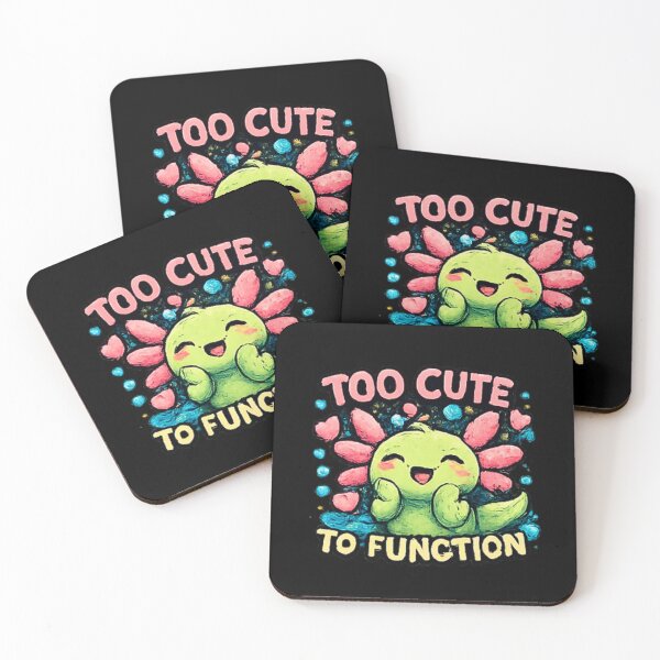 Item preview, Too Cute To Function Axolotl designed and sold by Hobby-up.