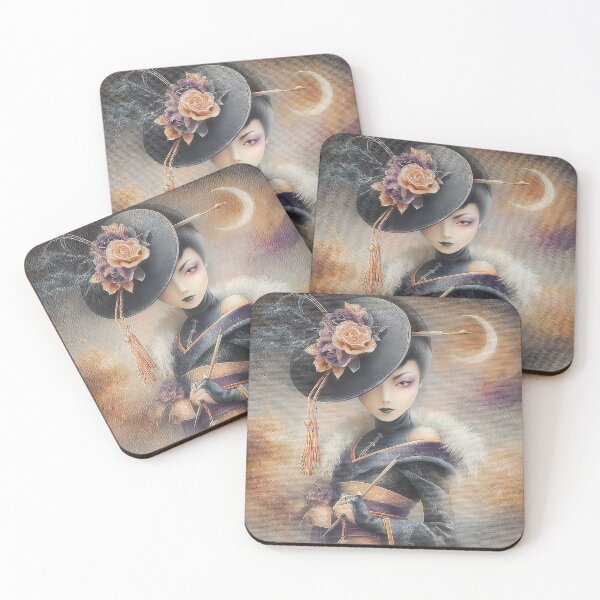 Item preview, Gaze of the Indigo Kunoichi designed and sold by bloorose.