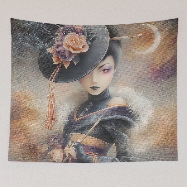 Item preview, Gaze of the Indigo Kunoichi designed and sold by bloorose.