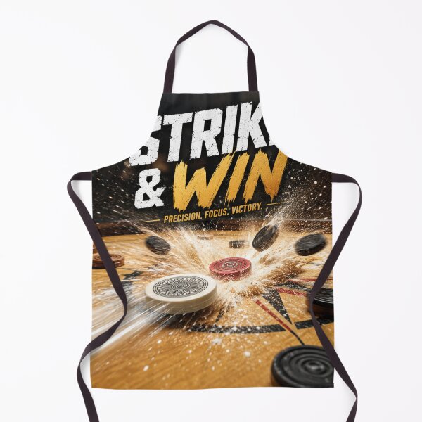 Item preview, Strike & Win | Carrom Board King | Precision Focus Victory | Indian Board Game Art designed and sold by AiNaturalsOnly.