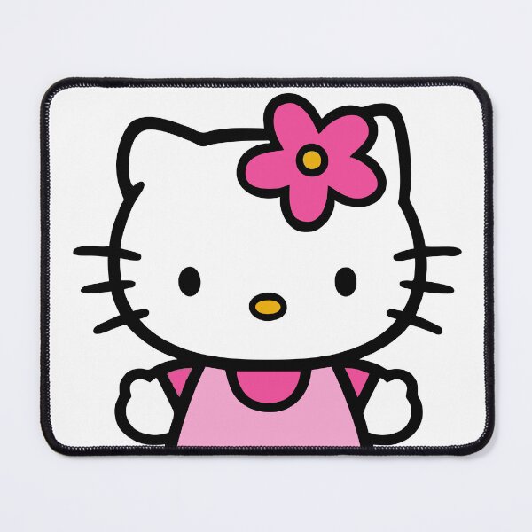 Item preview, Cute Kawaii Kitty Cartoon Pink Aesthetic Character Design designed and sold by Pinpondesigns.