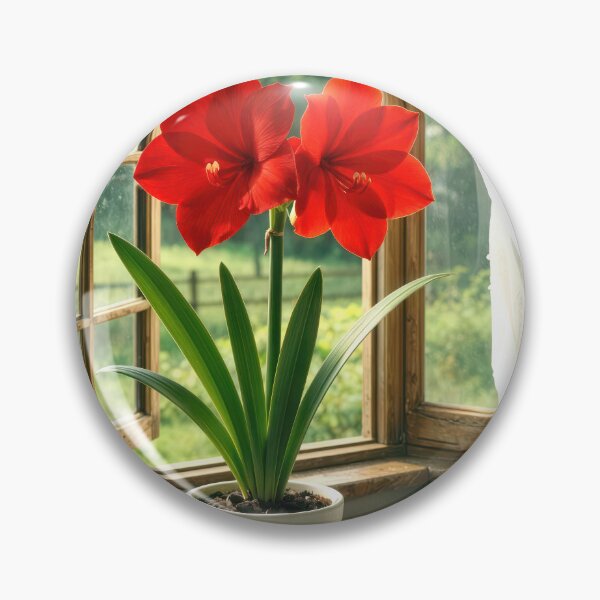 Artikelvorschau, Rote Amaryllis im Sonnenlicht entworfen und verkauft von Maria Dryfhout.