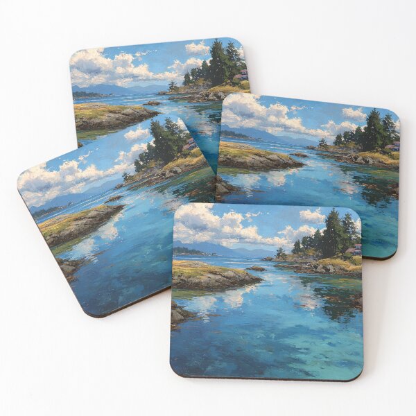 Item preview, Quadra Island Turquoise Inlet Canada Serenity designed and sold by daila70.