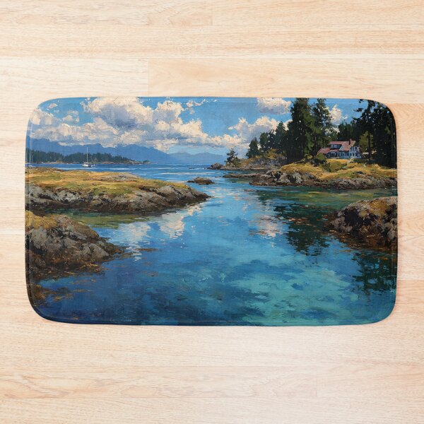 Item preview, Quadra Island Turquoise Inlet Canada Serenity designed and sold by daila70.