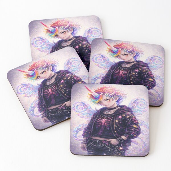Item preview, Copy of chibi Ionielis: Cosmic Punk Unicorn Boy designed and sold by Ecosetereos.