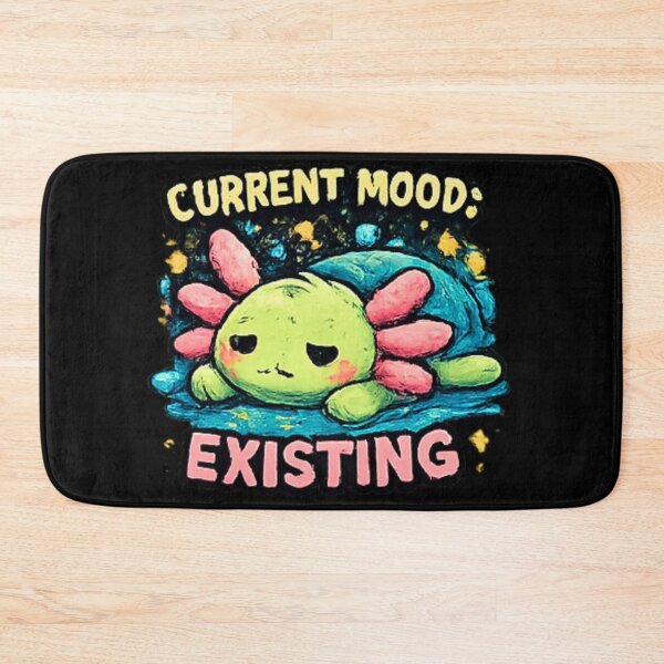 Item preview, Current Mood Existing Funny Axolotl designed and sold by Hobby-up.