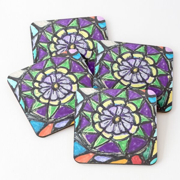 Item preview, Amethyst Rose Window designed and sold by Junipurr’s Corner .