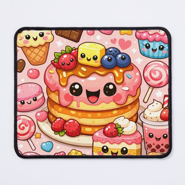 Item preview, Cute Kawaii Sweets – Donut & Dessert designed and sold by Aramdesing.
