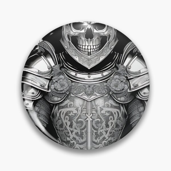 Item preview, Medieval Knight Skull Castle Siege Armor Engraving designed and sold by DarkOriginArts.