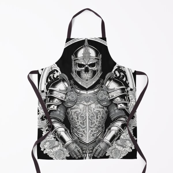 Item preview, Medieval Knight Skull Castle Siege Armor Engraving designed and sold by DarkOriginArts.