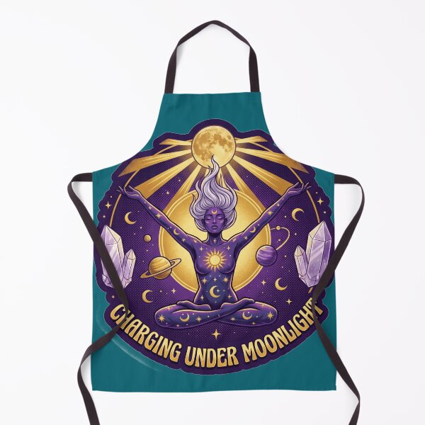 Item preview, Charging Under Moonlight Mystic Cosmic Sticker designed and sold by Rovano.
