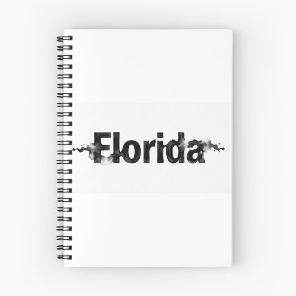 Item preview, Florida Typography Ink - Design Minimalista Macchia d'Inchiostro Orizzontale* designed and sold by Petringo.
