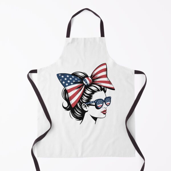 Item preview, Stylish Woman with Patriotic Accessories designed and sold by jkrphoto.