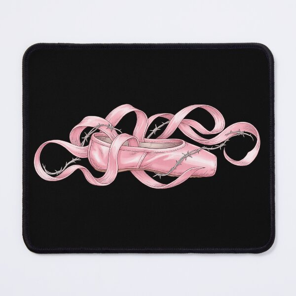 Item preview, Coquette Ballet Slipper with Barbed Wire Ribbon designed and sold by krish-prints.