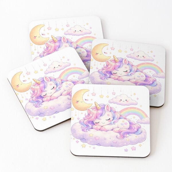 Item preview, Cute Sleeping Unicorn Dream designed and sold by Red66circle.