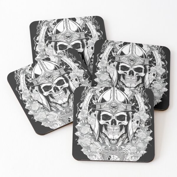 Item preview, Gothic Knight Skull Flaming Rose Armor Engraving designed and sold by DarkOriginArts.