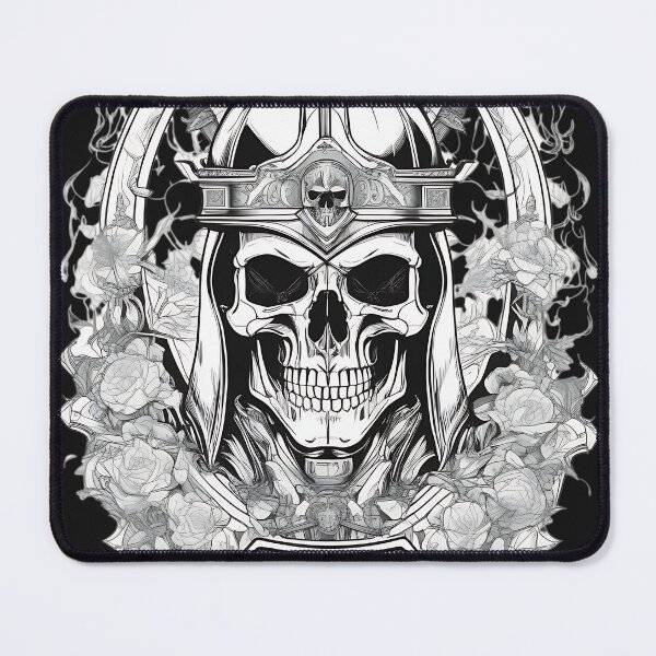 Item preview, Gothic Knight Skull Flaming Rose Armor Engraving designed and sold by DarkOriginArts.