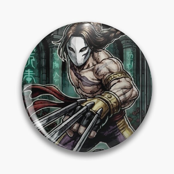 Item preview, The Masked Matador – Retro Arcade Claw Fighter Halftone Art designed and sold by Thogan0416.
