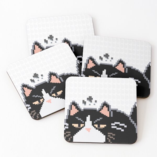 Item preview, Warning: Hangry │ Pixel Cat designed and sold by sixsixsix.shop.